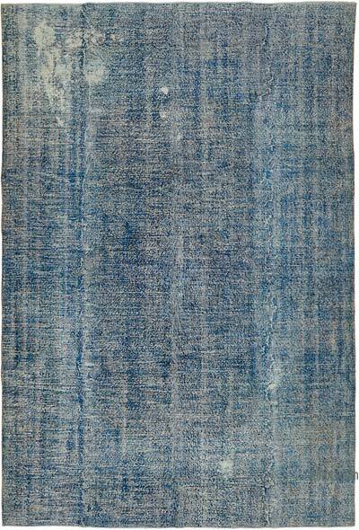 Alfombra Oriental Vintage Teñida a Mano Sobretintada - 245 cm x 361 cm