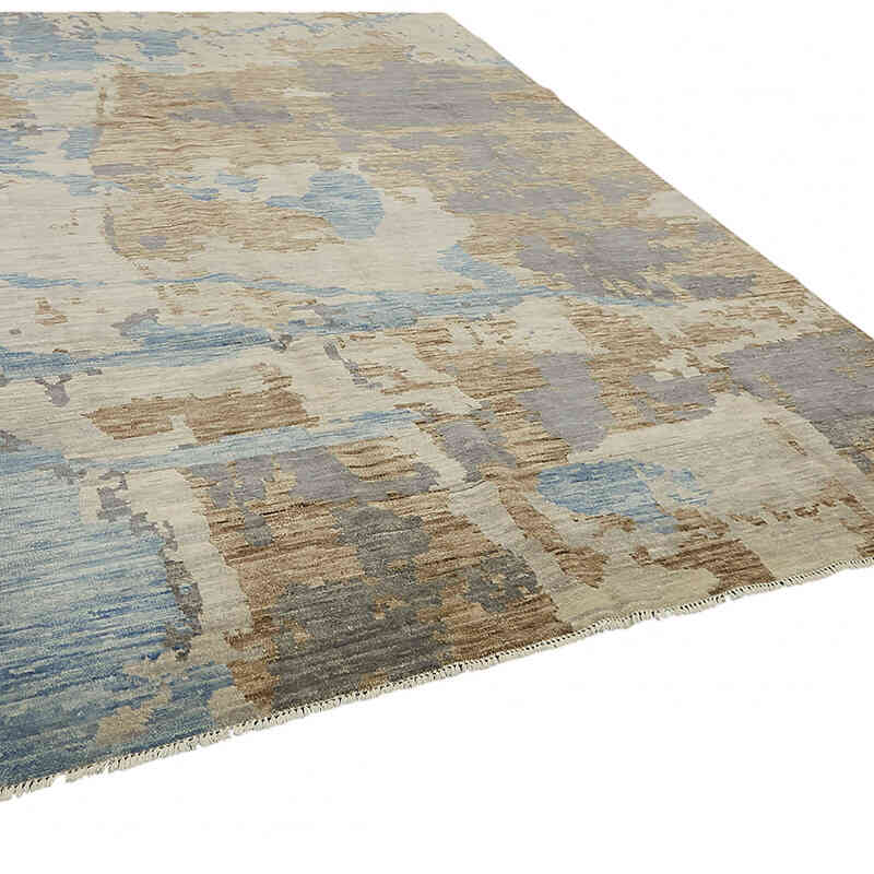 New Hand-Knotted Rug - 8' 11" x 11' 6" (107" x 138") - K0078526