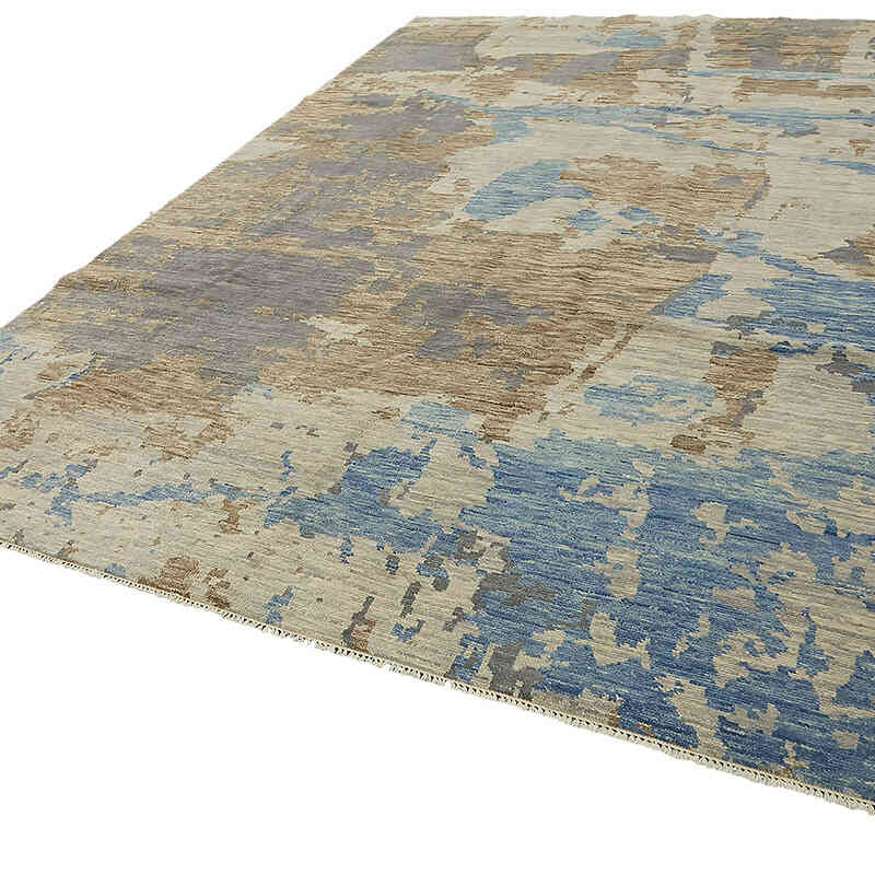 New Hand-Knotted Rug - 8' 11" x 11' 6" (107" x 138") - K0078526