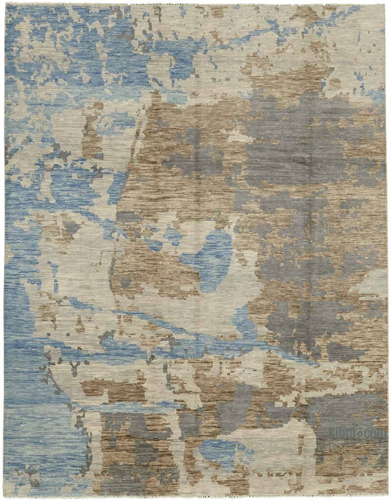 New Hand-Knotted Rug - 8' 11" x 11' 6" (107" x 138") - K0078526