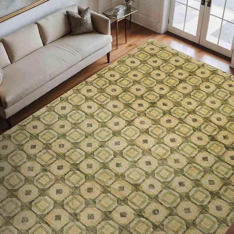 New Hand-Knotted Rug - 8' 11" x 11' 6" (107" x 138") - K0078530