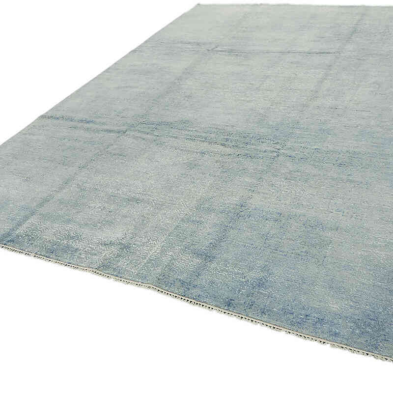 Blue New Hand-Knotted Rug - 8' 10" x 12'  (106" x 144") - K0078559