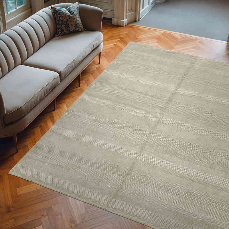 New Hand-Knotted Rug - 8'  x 10' 1" (96" x 121") - K0078566