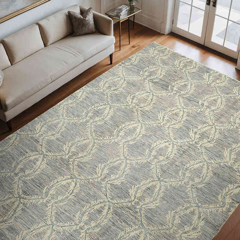 New Hand-Knotted Rug - 8' 11" x 12' 2" (107" x 146") - K0078574