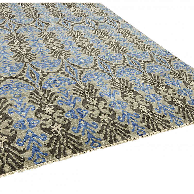 New Hand-Knotted Rug - 9' 1" x 11' 9" (109" x 141") - K0078582