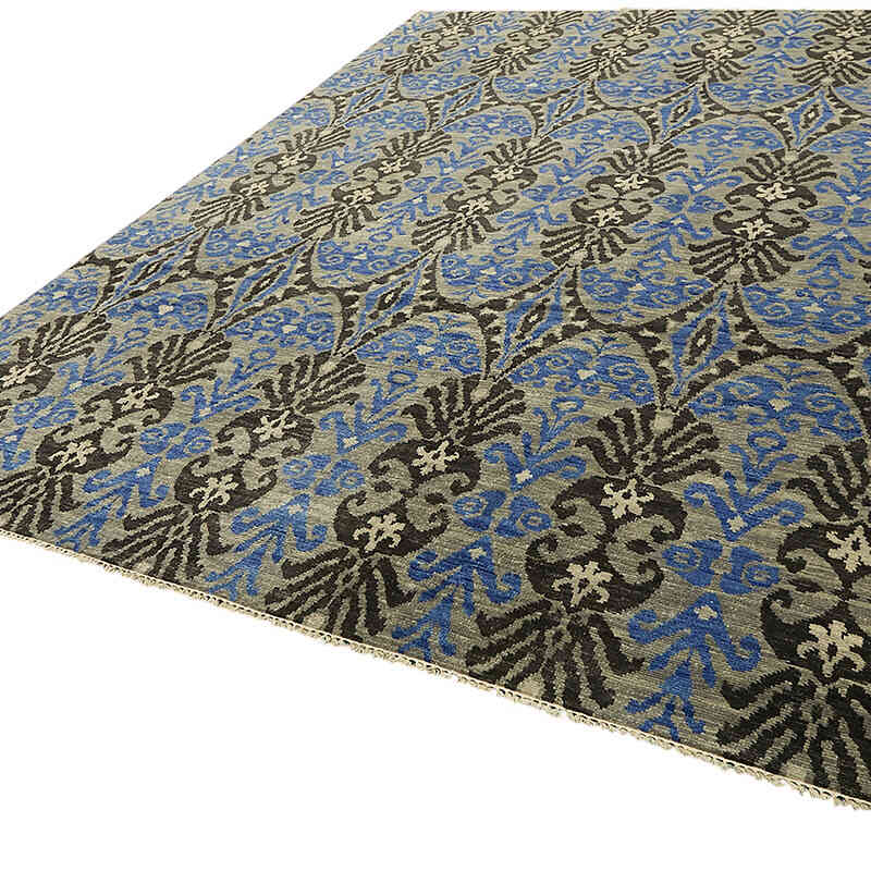 New Hand-Knotted Rug - 9' 1" x 11' 9" (109" x 141") - K0078582