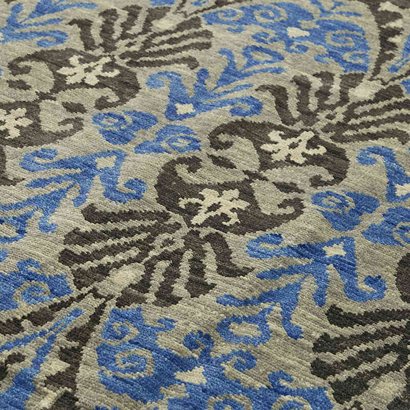 New Hand-Knotted Rug - 9' 1" x 11' 9" (109" x 141") - K0078582