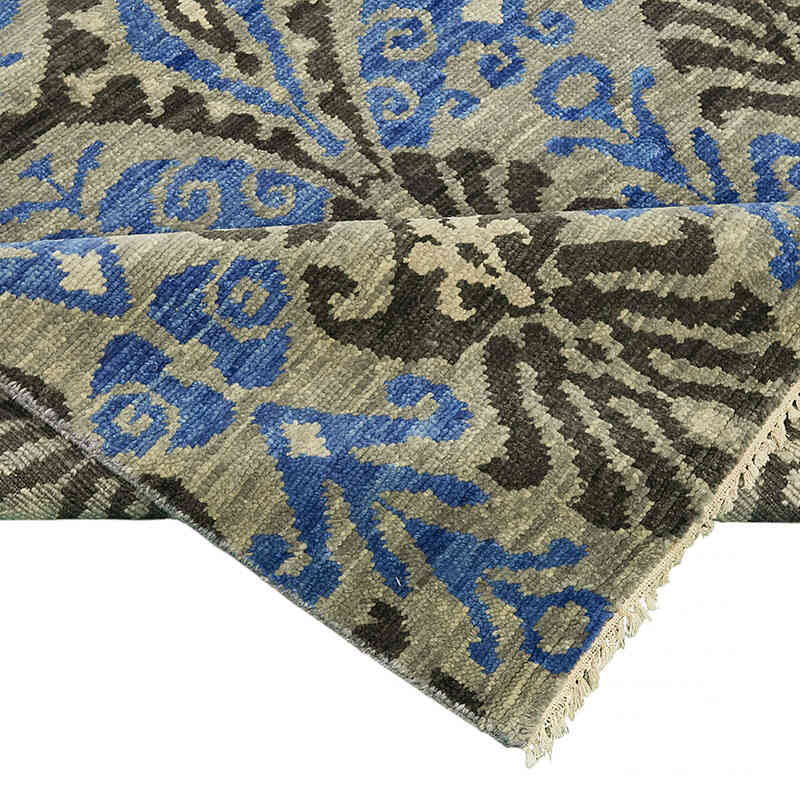New Hand-Knotted Rug - 9' 1" x 11' 9" (109" x 141") - K0078582