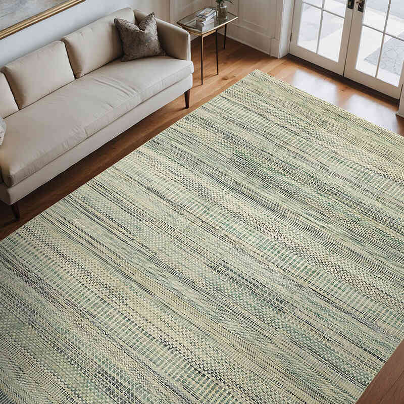 New Hand-Knotted Rug - 8' 9" x 11' 10" (105" x 142") - K0078584