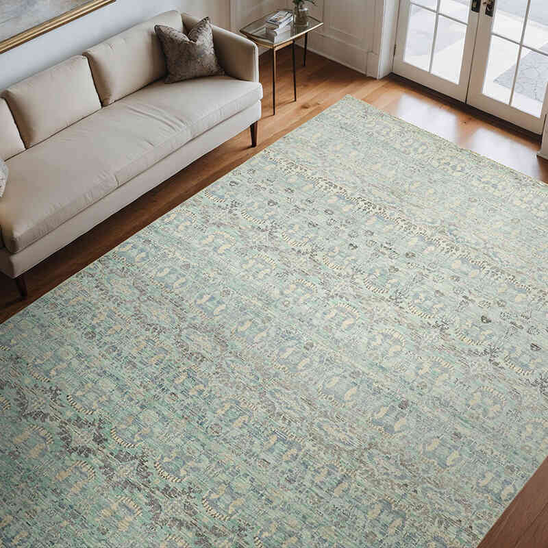 New Hand-Knotted Rug - 8' 10" x 12' 2" (106" x 146") - K0078586
