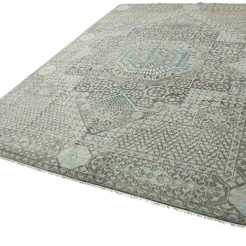 New Hand-Knotted Rug - 9' 1" x 12' 3" (109" x 147") - K0078589