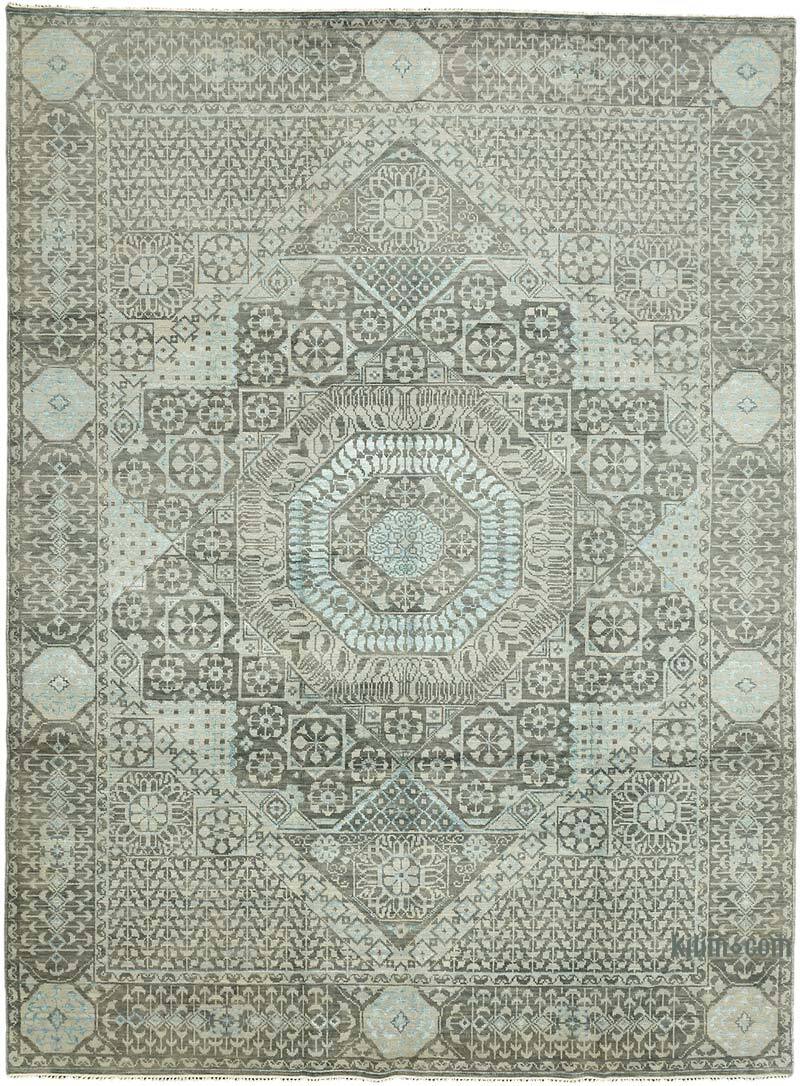 New Hand-Knotted Rug - 9' 1" x 12' 3" (109" x 147") - K0078589