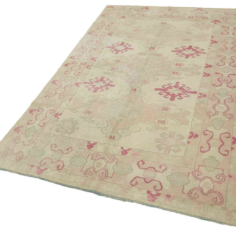 Vintage Turkish Hand-Knotted Rug - 5'  x 8'  (60" x 96") - K0078598