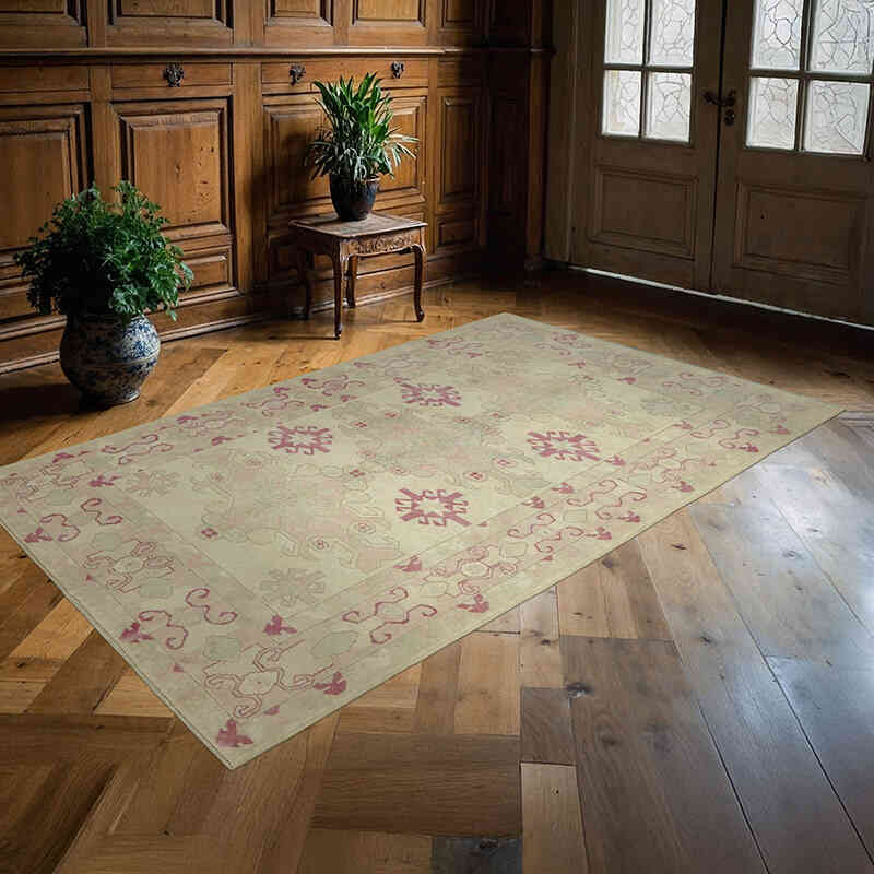 Vintage Turkish Hand-Knotted Rug - 5'  x 8'  (60" x 96") - K0078598
