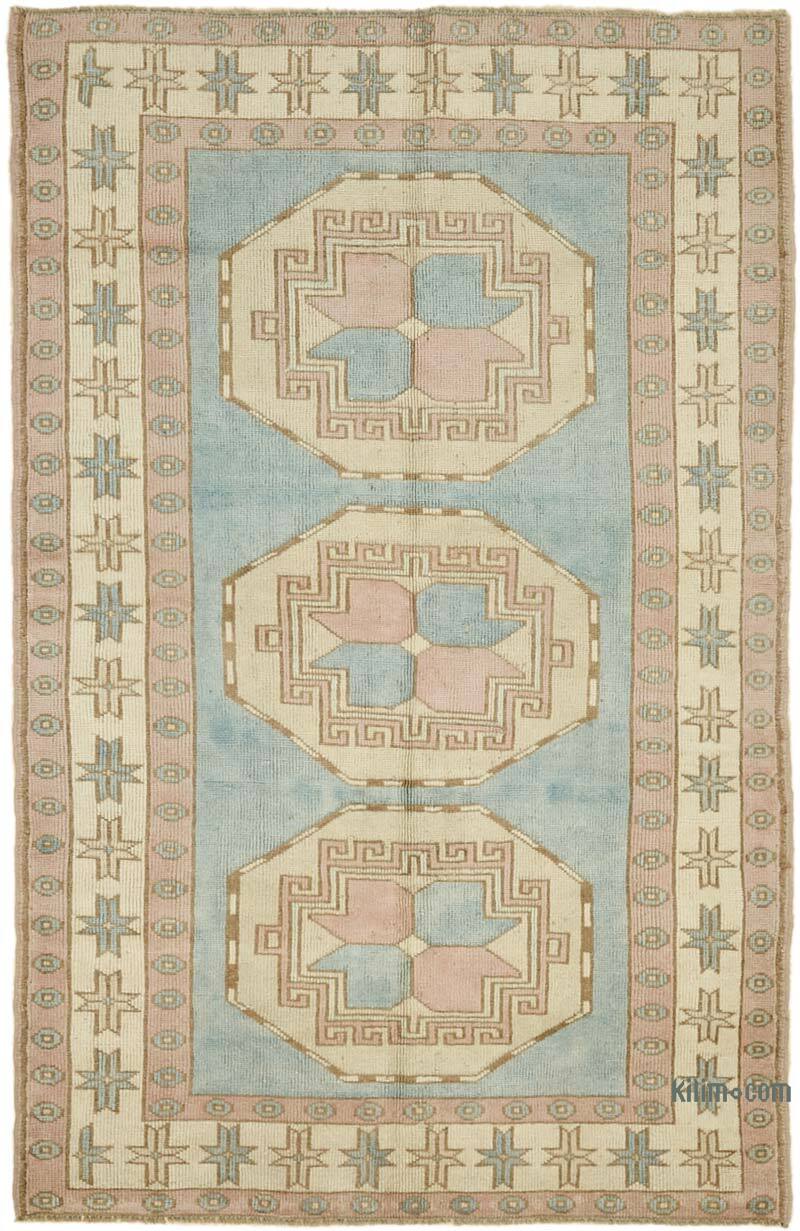 El Dokuma Vintage Halı - 148 cm x 228 cm - K0078599
