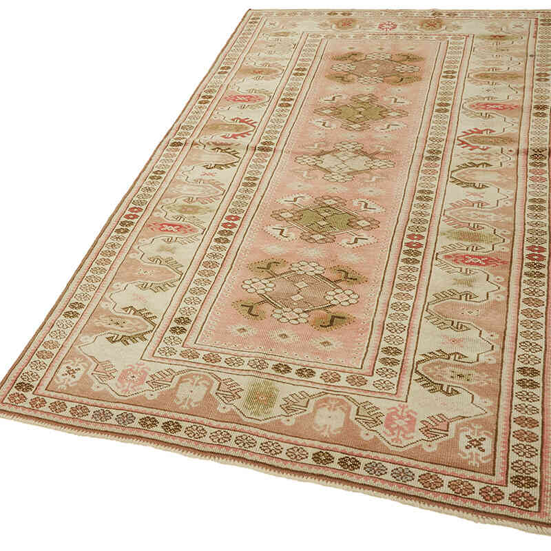 El Dokuma Vintage Halı - 130 cm x 238 cm - K0078600