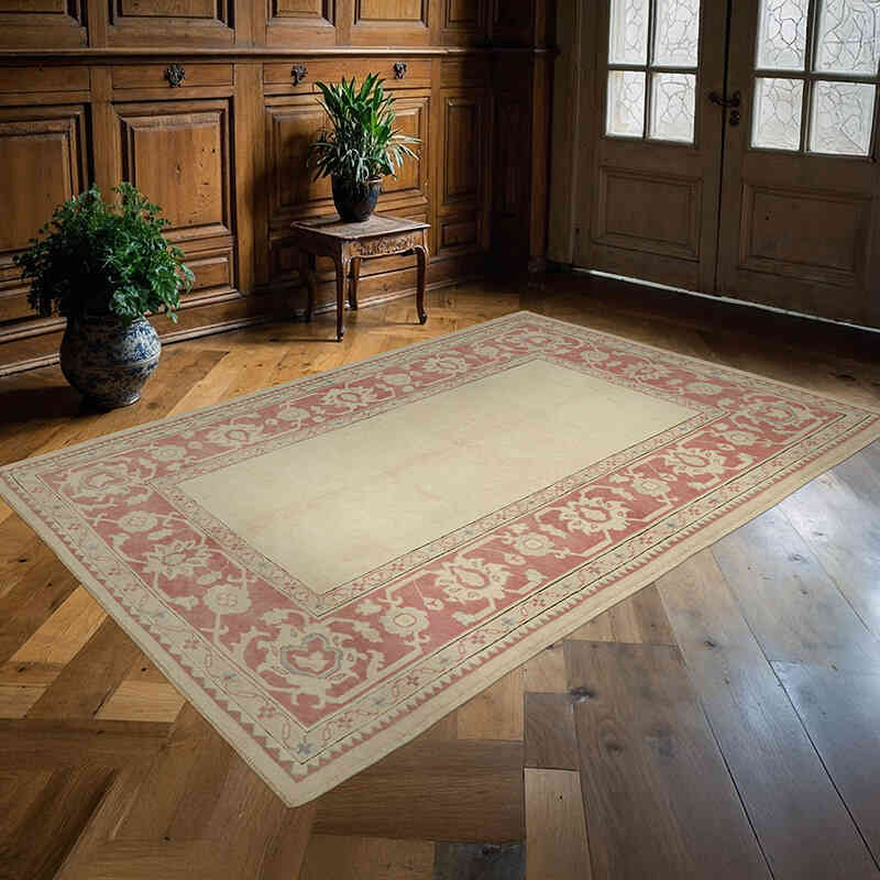 Vintage Turkish Hand-Knotted Rug - 5' 4" x 7' 9" (64" x 93") - K0078602