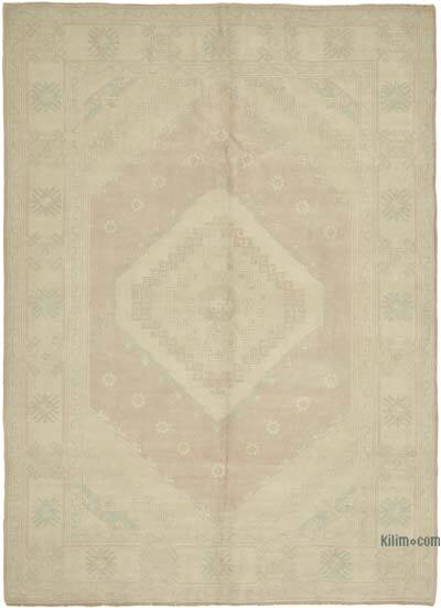 Vintage Turkish Hand-Knotted Rug - 7' 2" x 9' 8" (86" x 116")
