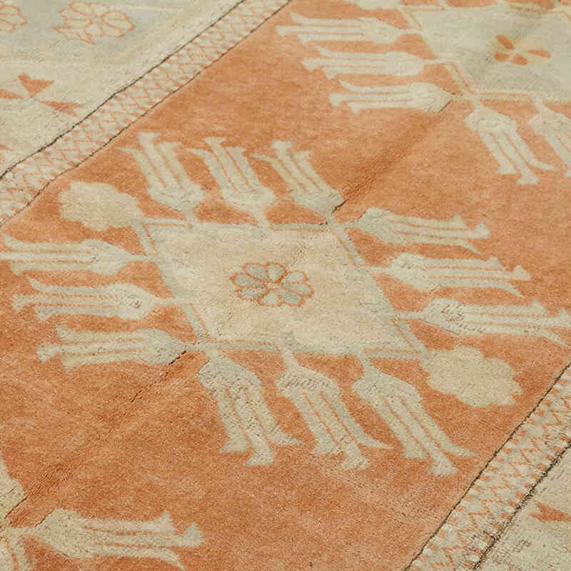 Vintage Turkish Hand-Knotted Rug - 6' 6" x 9' 3" (78" x 111") - K0078606