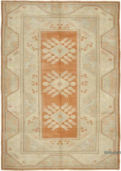Alfombra Vintage Turca Anudada a Mano - 197 cm x 281 cm