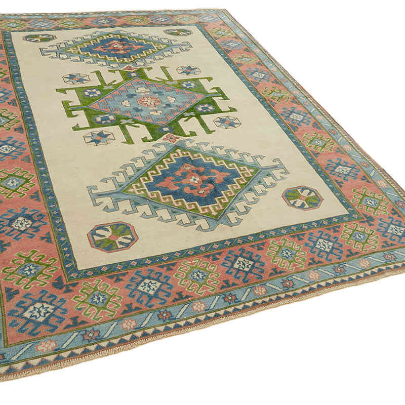 El Dokuma Vintage Halı - 211 cm x 274 cm - K0078610