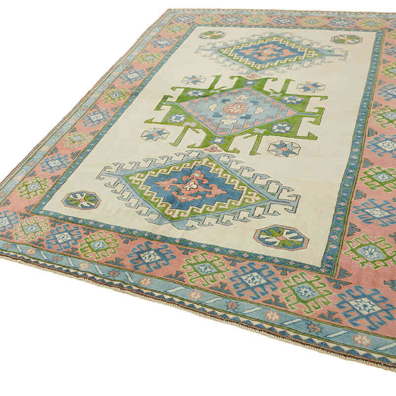 El Dokuma Vintage Halı - 211 cm x 274 cm - K0078610