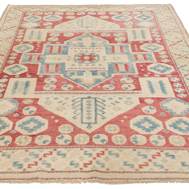 Vintage Turkish Hand-Knotted Rug - 4' 7" x 7' 1" (55" x 85") - K0078612