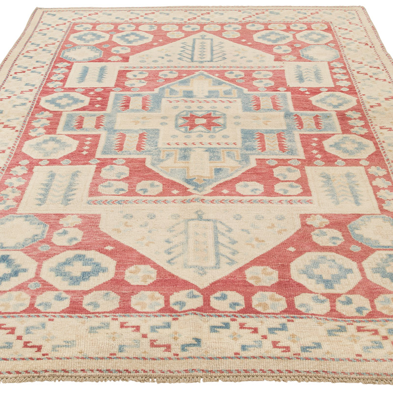 Vintage Turkish Hand-Knotted Rug - 4' 7" x 7' 1" (55" x 85") - K0078612