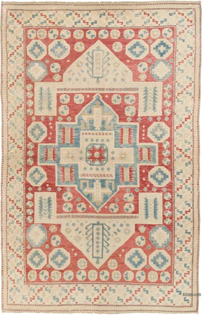 Vintage Turkish Hand-Knotted Rug - 4' 7" x 7' 1" (55" x 85")