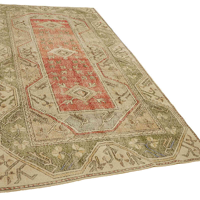 El Dokuma Vintage Halı - 152 cm x 300 cm - K0078617
