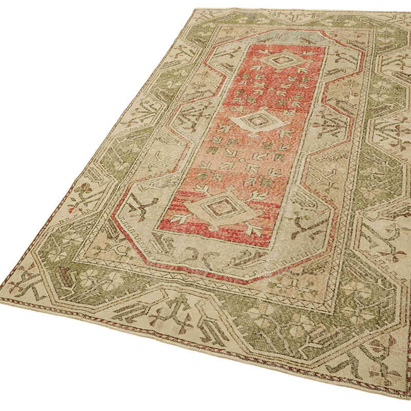 El Dokuma Vintage Halı - 152 cm x 300 cm - K0078617