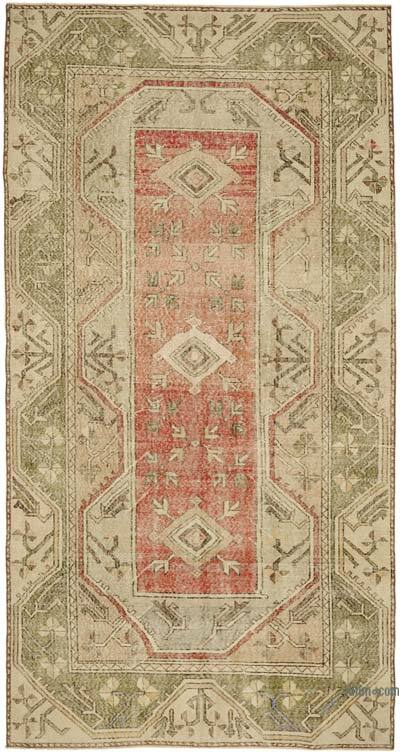 Vintage Turkish Hand-Knotted Rug - 5'  x 9' 10" (60" x 118")