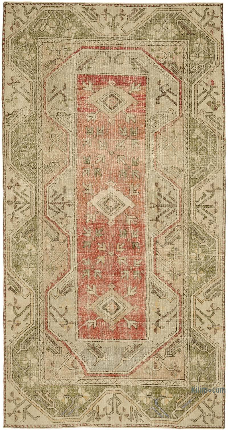 El Dokuma Vintage Halı - 152 cm x 300 cm - K0078617