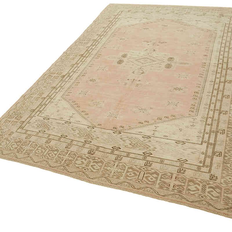 Vintage Turkish Hand-Knotted Rug - 6' 5" x 9' 9" (77" x 117") - K0078619