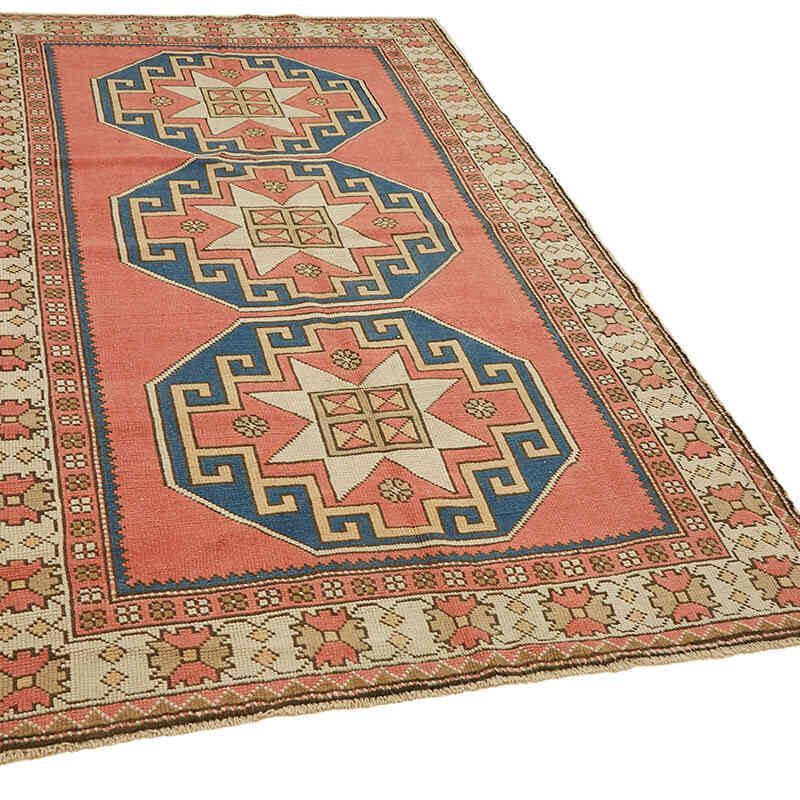 El Dokuma Vintage Halı - 143 cm x 239 cm - K0078621