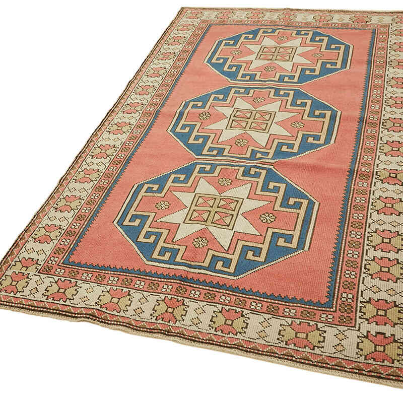 El Dokuma Vintage Halı - 143 cm x 239 cm - K0078621