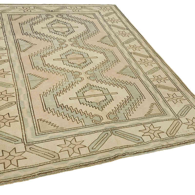 El Dokuma Vintage Halı - 183 cm x 240 cm - K0078623