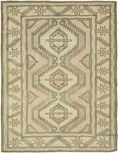 Vintage Turkish Hand-Knotted Rug - 6'  x 7' 10" (72" x 94")
