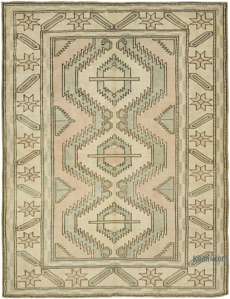 El Dokuma Vintage Halı - 183 cm x 240 cm - K0078623