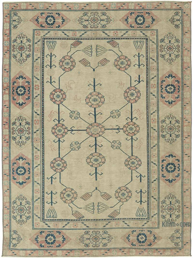 Alfombra Vintage Turca Anudada a Mano - 172 cm x 236 cm - K0078625