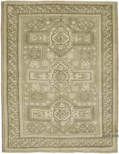 Vintage Turkish Hand-Knotted Rug - 5' 2" x 6' 11" (62" x 83")