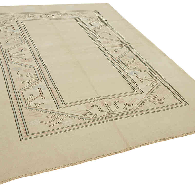 Vintage Turkish Hand-Knotted Rug - 7'  x 9'  (84" x 108") - K0078630