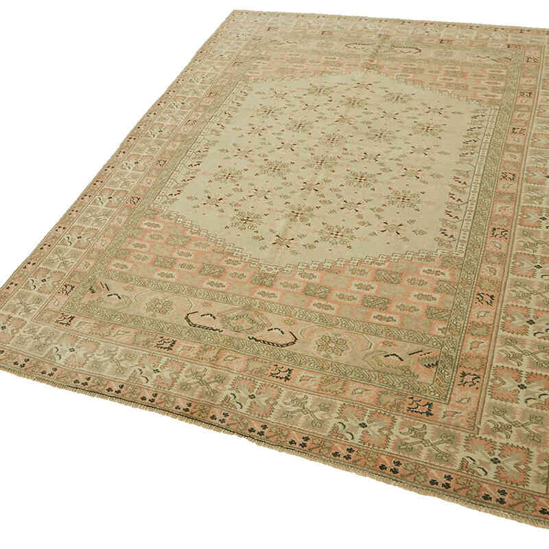 Vintage Turkish Hand-Knotted Rug - 5' 11" x 8' 6" (71" x 102") - K0078632