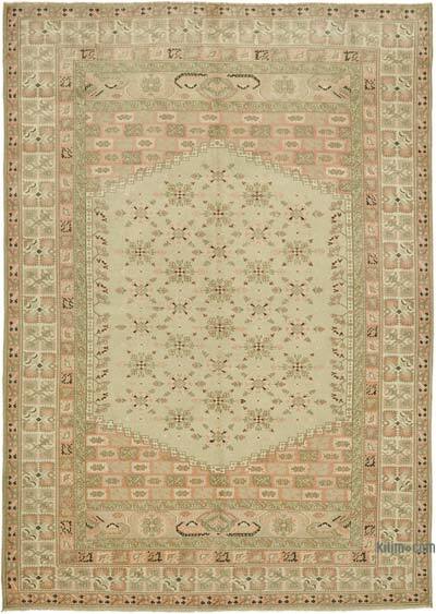 Vintage Turkish Hand-Knotted Rug - 5' 11" x 8' 6" (71" x 102")