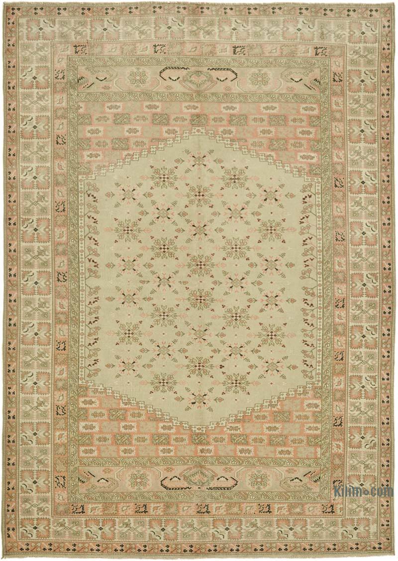 Vintage Turkish Hand-Knotted Rug - 5' 11" x 8' 6" (71" x 102") - K0078632