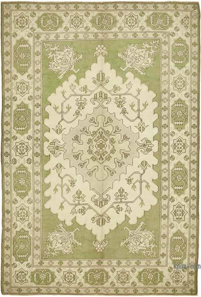 Vintage Turkish Hand-Knotted Rug - 7' 4" x 10' 9" (88" x 129")