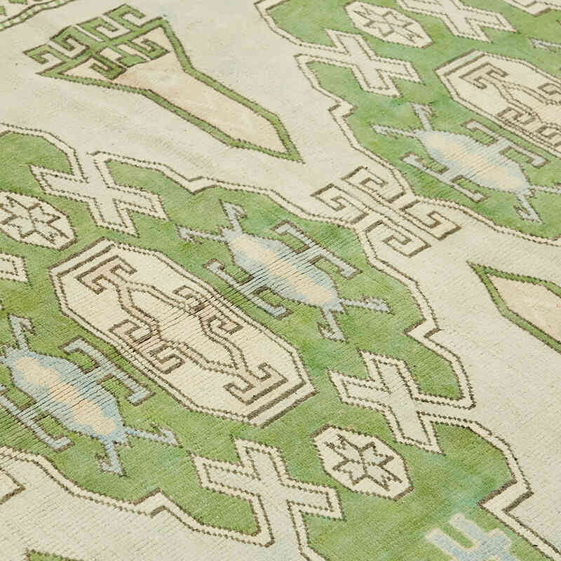 Vintage Turkish Hand-Knotted Rug - 7' 6" x 9' 2" (90" x 110") - K0078635