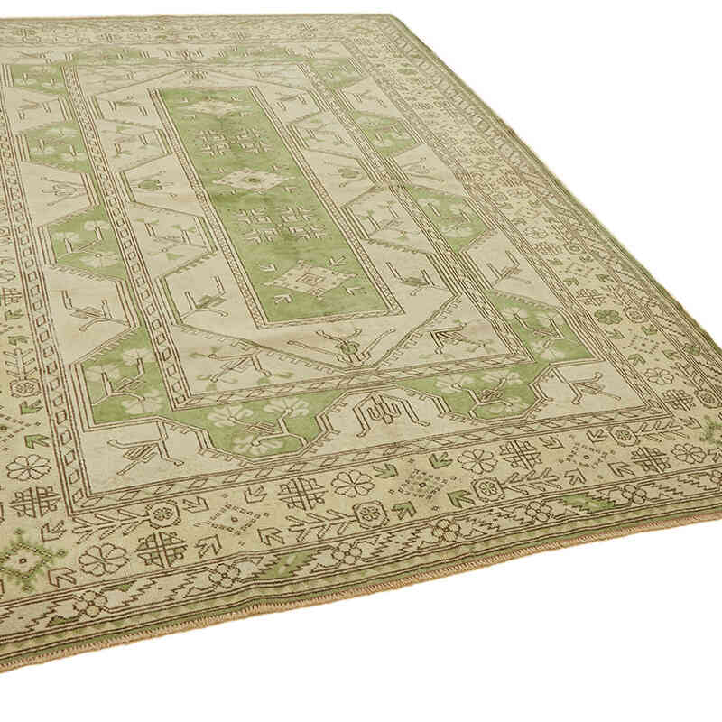 Alfombra Vintage Turca Anudada a Mano - 205 cm x 288 cm - K0078636