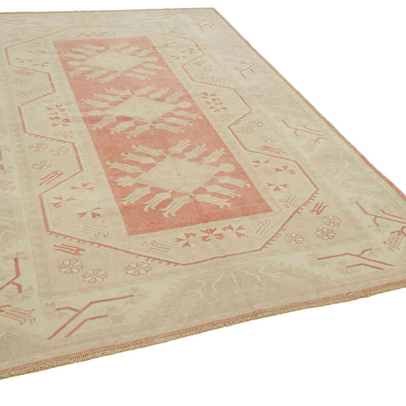El Dokuma Vintage Halı - 198 cm x 284 cm - K0078637