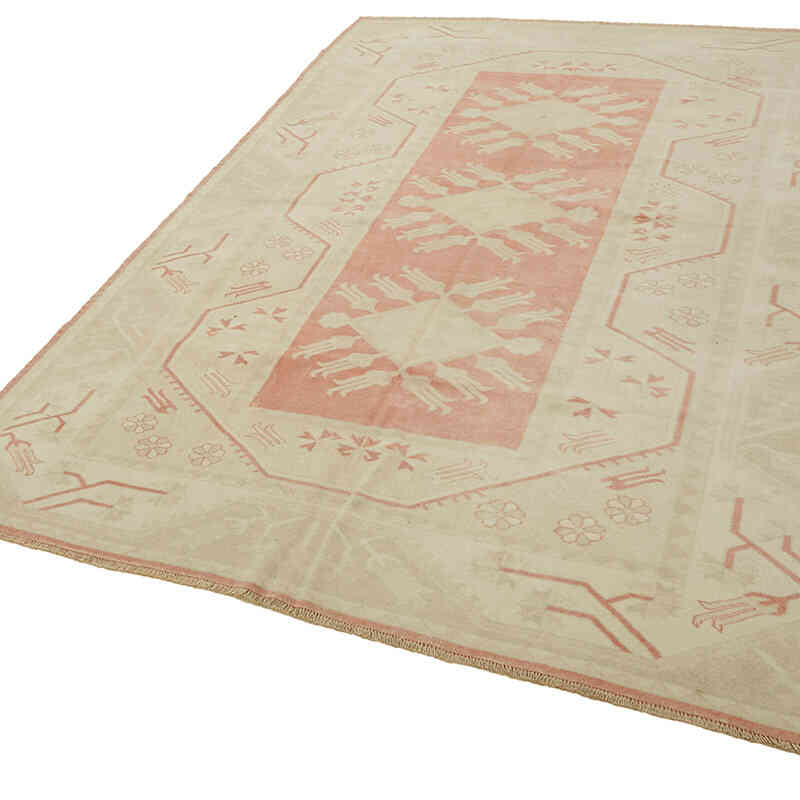 El Dokuma Vintage Halı - 198 cm x 284 cm - K0078637